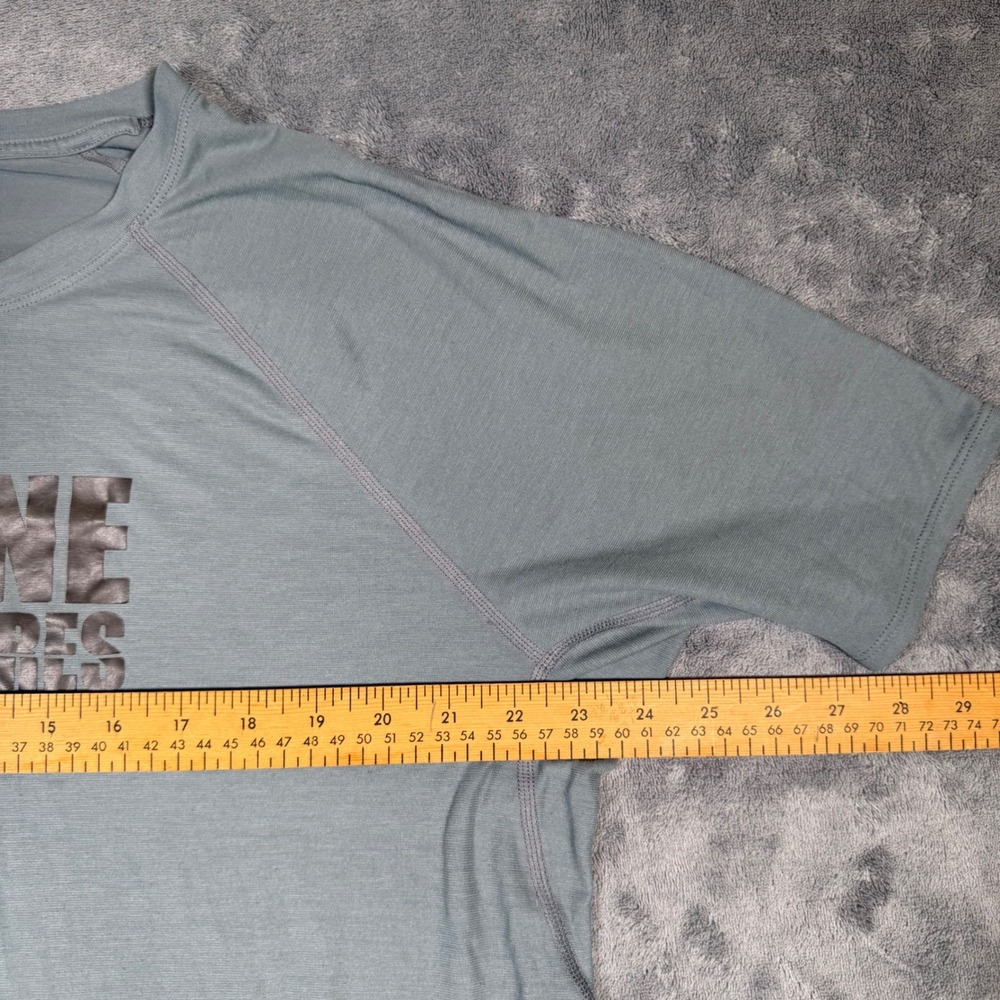 Lot of 2 Patagonia Capilene Cool Trail Mens L Alpine Adventures Blue Gray Shirts - Picture 6 of 16